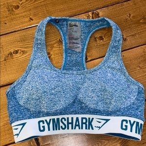 Blue Gymshark Sports Bra
